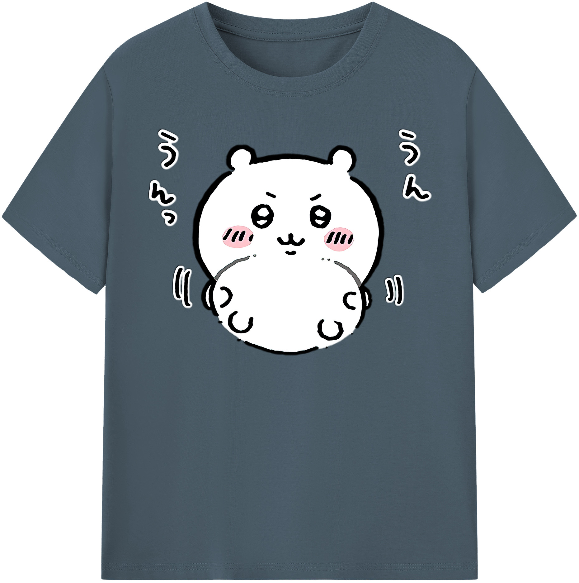 （画像用） ちいかわ ちいかわ Chii-kawa chiikawa 綿100％半袖Tシャツ（フロントプリント）
